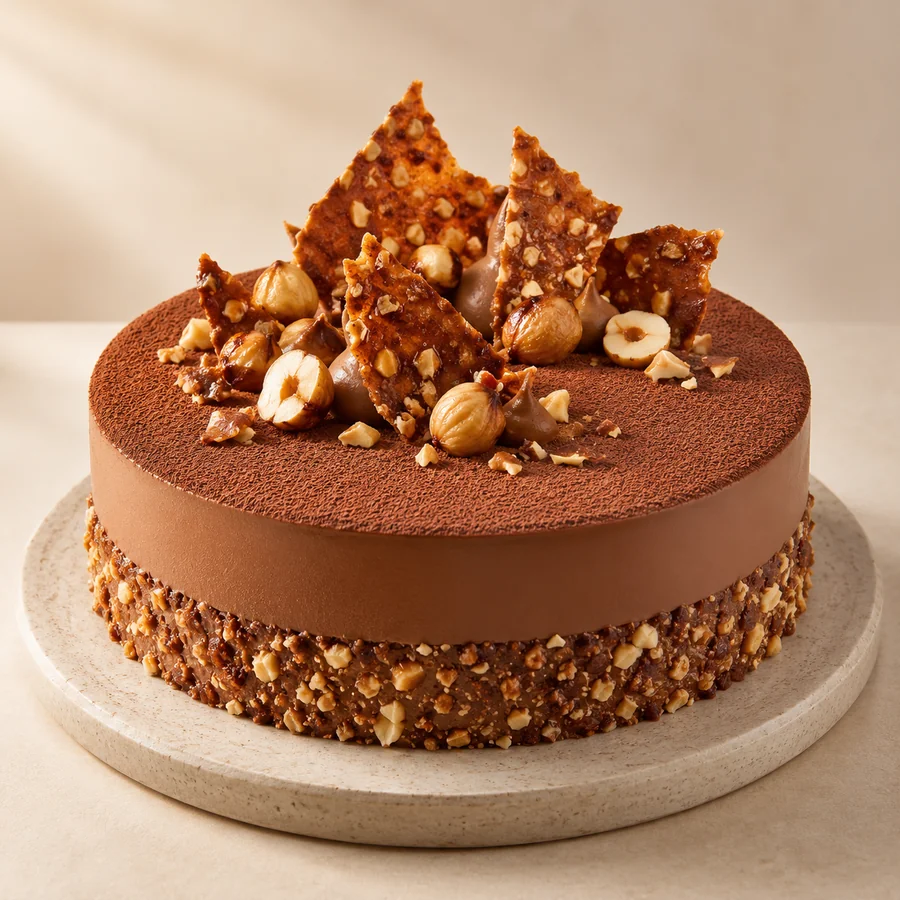 Hazelnut Praline, concept photograph