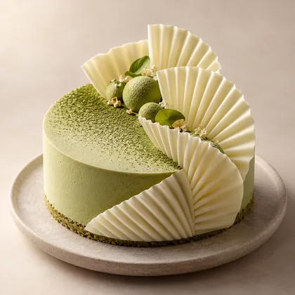 Matcha Origami, concept photograph