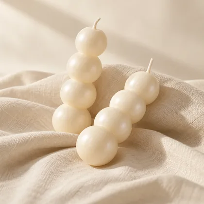 The Pearl Candle Pair, concept photograph