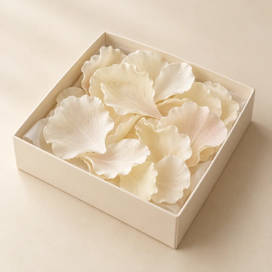 The Wafer Petal Edit, concept photograph